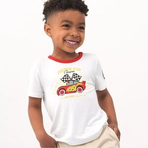Little Sleepies Disney Pixar Cars Lighting McQueen Short Sleeve T-Shirt